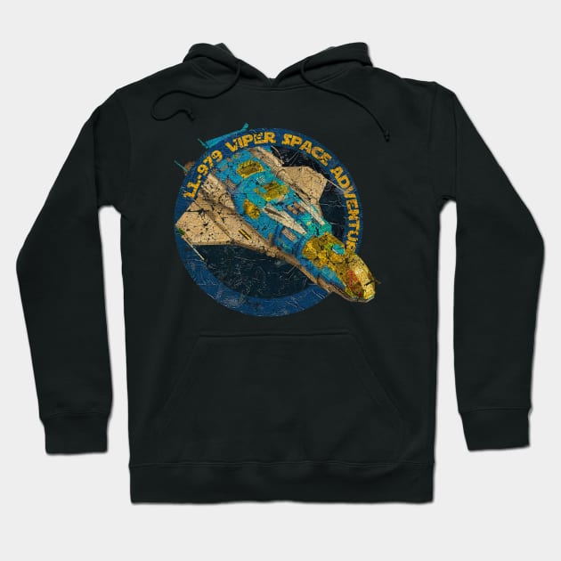 LL 979 Viper Space Adventure RETRO Hoodie by mamahkian